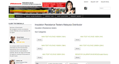 Desktop Screenshot of insulationtestermalaysia.com